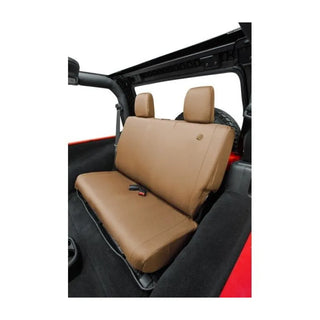 Bestop Rear Seat Covers Tan: Jeep Wrangler 08-12 3.8L/3.6L