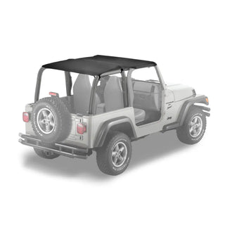 Bestop Strapless Safari Bikini Black Denim: Jeep Wrangler 97-02 4.0L/2.5L