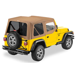 Bestop Replace-A-Top Soft Top Spice Tinted Windows: Jeep Wrangler 97-02 4.0L/2.5L