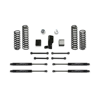 Fabtech 3in Sport System: Jeep Wrangler 18-23 6.4L/3.6L/3.0L EcoDiesel/2.0L w/ Stealth