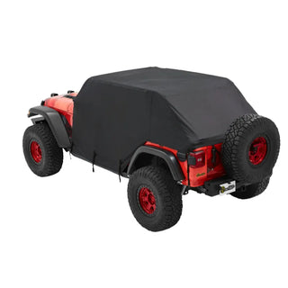 Bestop All Weather Trail Cover Black Trektop (CAB): Jeep Wrangler 07-26 6.4L/3.8L/3.6L/3.0L EcoDiesel/2.0L