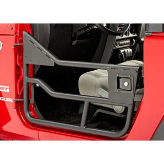 Bestop Element Tube Front Doors Matte Black: Jeep Wrangler 07-18 3.8L/3.6L