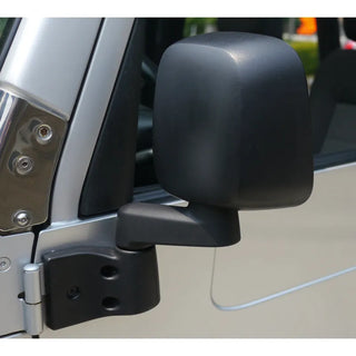 Bestop Door Mirror Set Black Abs Composite: Jeep Wrangler 91-06 4.0L/2.5L