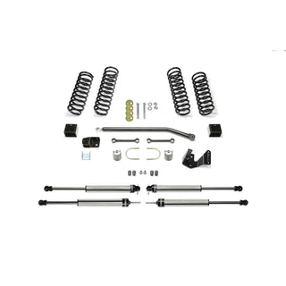 Fabtech 3in Sport II Suspension System: Jeep Wrangler 07-08 3.8L V6 w/ DLSS Shocks