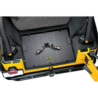 Bestop Rear Cargo Liner Black: Jeep Wrangler 91-06 4.0L/2.5L