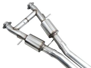 AWE Track Edition Cat-Back Exhaust (Black Tips): Dodge Durango 5.7L Hemi 2011 - 2025