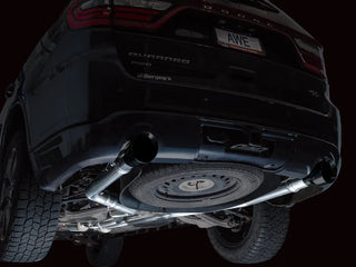 AWE Track Edition Cat-Back Exhaust (Black Tips): Dodge Durango 5.7L Hemi 2011 - 2025