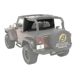Bestop Wrap-Around Windjammer: Jeep Wrangler 03-06 4.0L I6 - Black Diamond