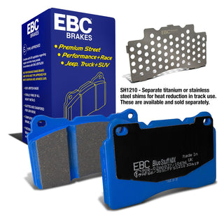 EBC Bluestuff Brake Pads (FRONT): Dodge Viper 2015-2017 8.4L V10