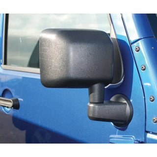 Bestop Door Mirror Set Black Abs Composite: Jeep Wrangler 07-18 3.8L/3.6L