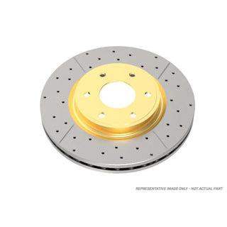 DBA Street Series D&S Rotor w/ Gld Hat (FRONT): Jeep Grand Cherokee 99-04 4.0L I6