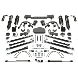 Fabtech 3in Crawler Coilovers: Jeep Wrangler 07-15 3.8L/3.6L w/ DLSS 2.5 Coilover Reservoir and Rear DLSS