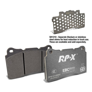 EBC Racing RP-X Brake Pads (REAR): Dodge Viper 2015-2017 8.4L V10
