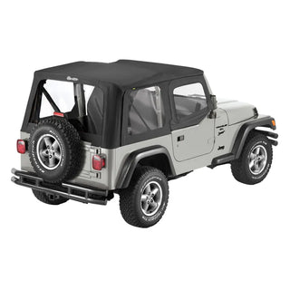 Bestop Replace A-Top Sailcloth Upper Door Skins: Jeep Wrangler 97-02 4.0L/2.5L