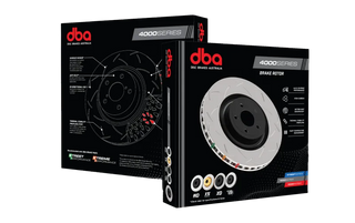 DBA Slotted Front Brake Rotors: Jeep Grand Cherokee SRT 2012 - 2021