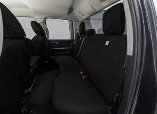 Covercraft Carhartt Super Dux SeatSaver Seat Covers (REAR): Jeep Gladiator (18-26) - Black