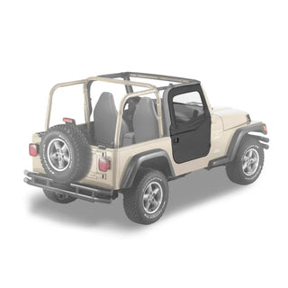Bestop Full Fabric Doors Black Diamond: Jeep Wrangler 97-06 4.0L/2.5L
