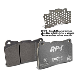 EBC RP-1 Race Brake Pads (FRONT): Dodge Viper 2015-2017 8.4L V10