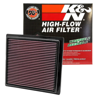 K&N High-Flow Original Lifetime Engine Air Filter: Fits Jeep/Dodge 2011-2025 3.6L & 5.7/6.4L HEMI