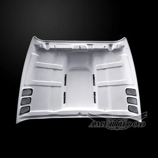 Amerihood AAG Functional Ram Air Hood: Jeep Wrangler TJ 1997 - 2006