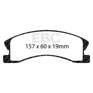 EBC Ultimax2 Brake Pads (FRONT): Jeep Grand Cherokee 99-04 4.7L/4.0L (AKE)