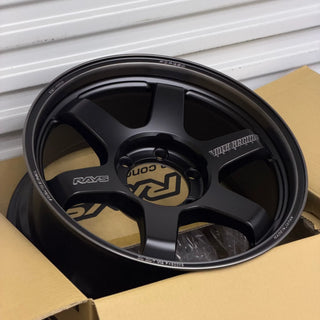 Volk Racing TE37 ULTRA LARGE / Matte Translucent Black | 18x9 | 6x139.7 | +15mm Offset (Set of 4)