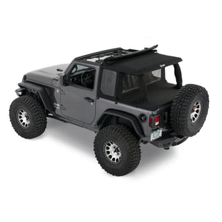 Bestop 2-Door Halftop Conversion Kit (Black Diamond): Jeep Wrangler 18-26 3.6L/3.0L EcoDiesel/2.0L