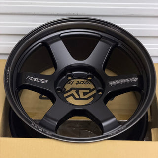 Volk Racing TE37 ULTRA LARGE / Matte Translucent Black | 17x8.5 | 6x139.7 | +15mm Offset (Set of 4)