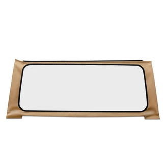 Bestop OE Replacement Windows Rear (Tan Twill Clear): Jeep Wrangler 18-26 6.4L/3.6L/3.0L EcoDiesel/2.0L