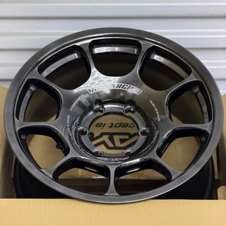 Volk Racing ZE40X / Shining Black Metal | 18x9 | 6x139.7 | +15mm Offset (Set of 4)