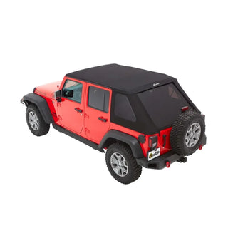 Bestop 4-Door Trektop Black Diamond: Jeep Wrangler 07-18 3.8L/3.6L