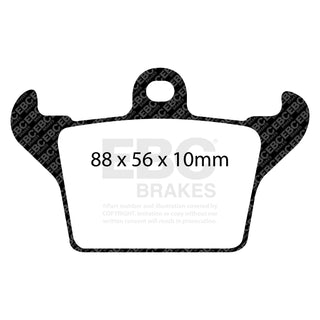 EBC Ultimax2 Brake Pads (REAR): Dodge Viper 2003-2017 8.3L/8.4L V10