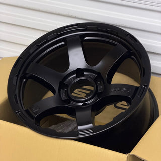 Gram Lights 57DR-X HD / Semi Gloss Black | 18x8 | 6x139.7 | +20mm Offset (Set of 4)