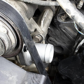 CFR Performance Hemi Gen 3 Straight Water Neck Thermostat Housing (Black): Fits Most Hemi Models