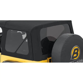 Bestop Window Set Supertop Premium Black Twill (WINDOW): Jeep Wrangler 97-06 4.0L/2.5L