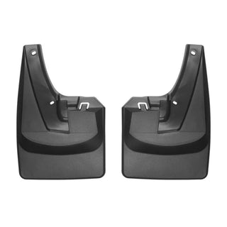 WeatherTech No Drill MudFlaps Front Black: Ram 2500/3500 2019-2026 6.7L Diesel / 6.4L 392