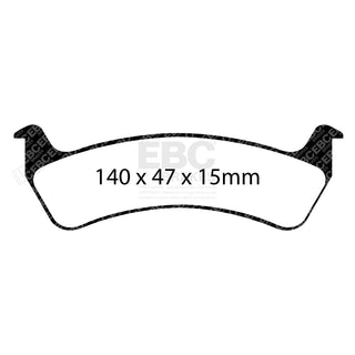 EBC Ultimax2 Brake Pads (REAR): Jeep Grand Cherokee 93-94 5.2L/4.0L