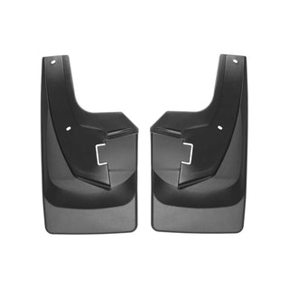WeatherTech No Drill MudFlaps Front Black: Ram 2500/3500 2019-2026 6.7L Diesel / 6.4L 392