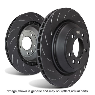 EBC Racing SG Series 1-Piece Rotor Set (REAR): Chrysler 300 / Challenger / Charger / Magnum 6.1L SRT8, 6.4L 392 & 6.2L Hellcat 2005 - 2024