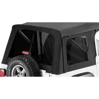 Bestop Supertop Black Denim Window Set: Jeep Wrangler 97-06 4.0L/2.5L