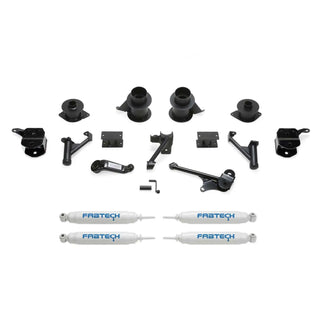 Fabtech Basic System with Coil Spacers and Performance Shocks: Ram 2500 14 6.7L Diesel/6.4L/5.7L