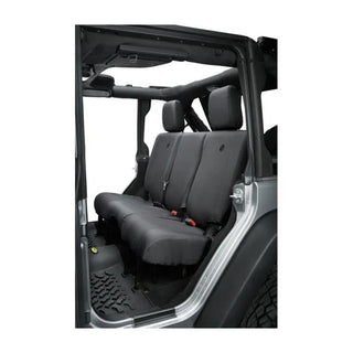 Bestop Rear Seat Covers Black Diamond: Jeep Wrangler 07-18 3.8L/3.6L