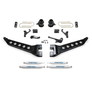 Fabtech 5in Radius Arm System w/ Performance Shocks: Ram 3500 13-14 6.7L Diesel/6.4L/5.7L w/ Factory Radius Arms