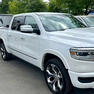 Spec D Passenger Mirror w/ Turn & Puddle Light (MANUAL-FOLD, Chrome): Ram 1500 (19-24)