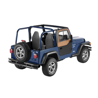 Bestop Upper Door Sliders Spice Dual Sliding Window: Jeep Wrangler 97-06 4.0L/2.5L
