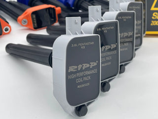 Ripp Hi-Perf Coil Packs Kit: Jeep Wrangler / Gladiator JT (07-26) - Mopar Orange/Steel Gray