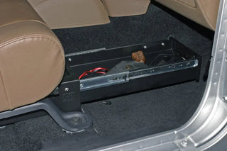 Tuffy Underseat Drawer Keyed Lock (PASSENGER): Jeep Wrangler JK 2007-2018