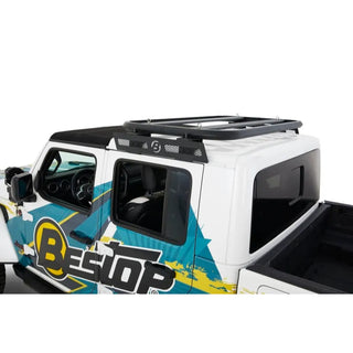 Bestop Granite Series Hardtop Roof Rack (Black): Jeep Gladiator/Wrangler 18-26 6.4L/3.6L/3.0L EcoDiesel/2.0L
