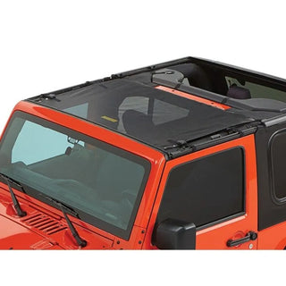 Bestop Sun Targa Bikini Mesh: Jeep Wrangler 07-18 3.8L/3.6L