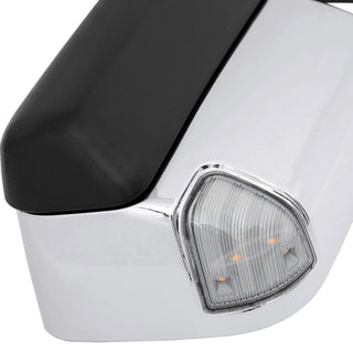 Spec D Manual-Fold Driver Mirror w/ Turn & Puddle Light (LEFT): Ram 2500 / 3500 (19-26) - Chrome